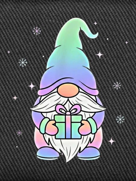 Christmas Gnome Pastel Gradient