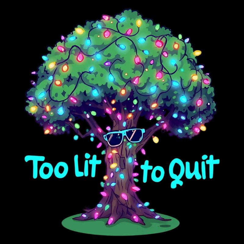 Too Lit to Quit Light Tree