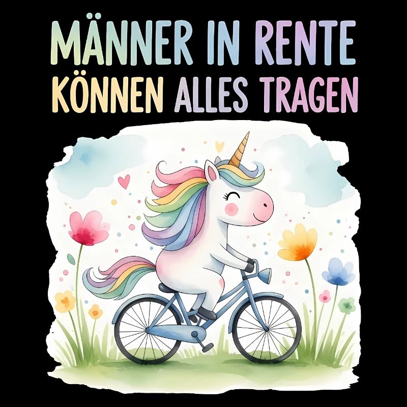 Rentner Einhorn Lustiger Spruch Rente Ruhestand