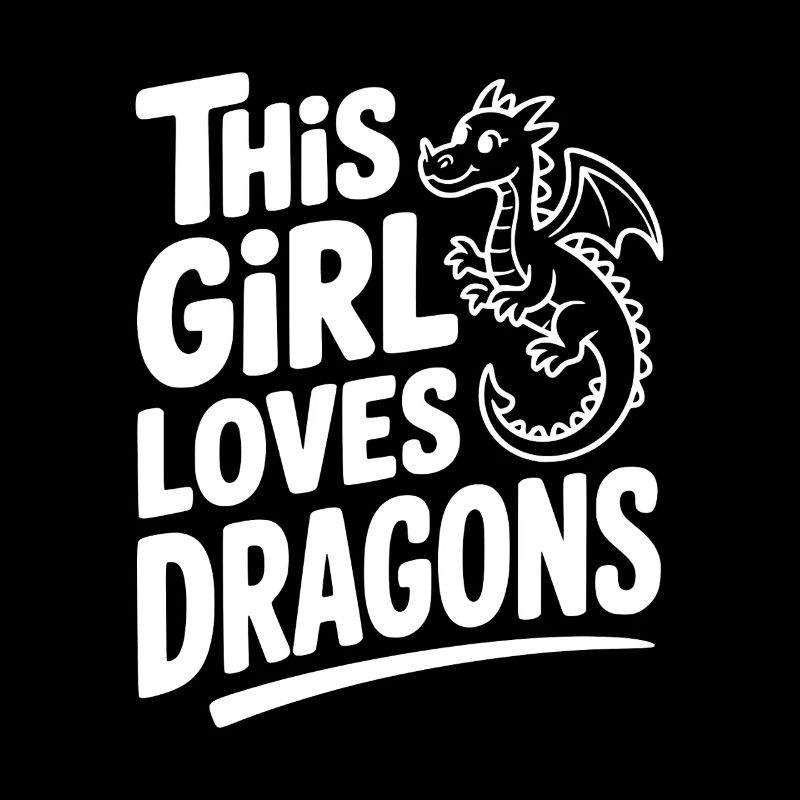 Cette fille adore les dragons