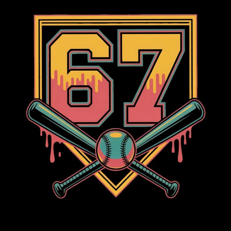 Neon 62 with bat cross