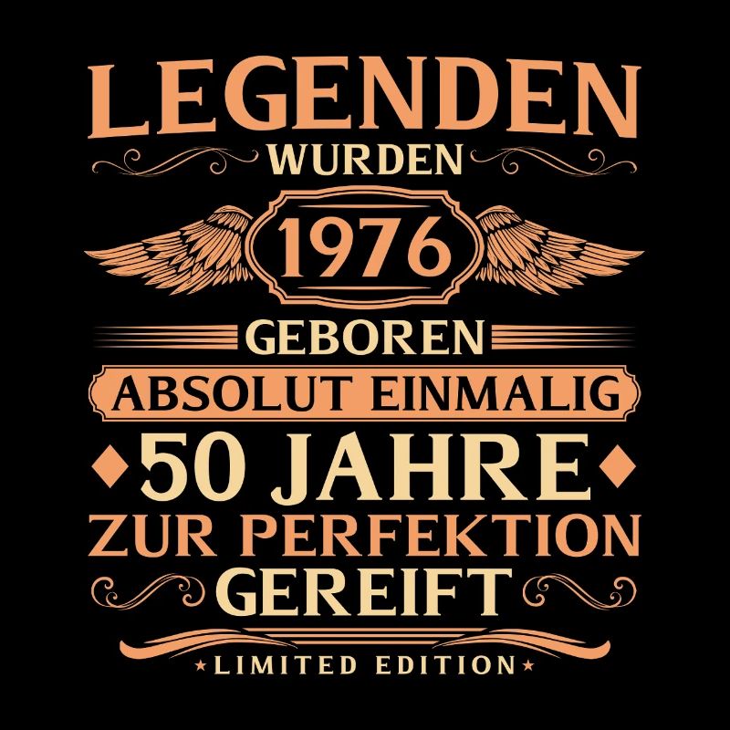 50e anniversaire Absolument unique - Né en 1976
