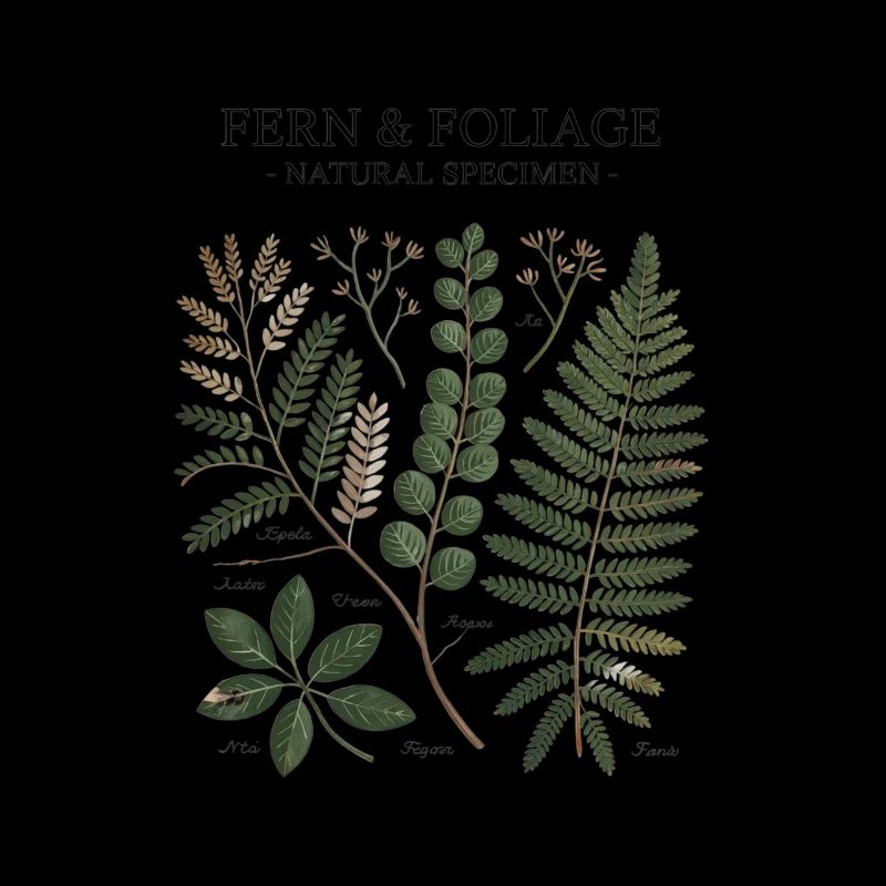 Botanisches Vintage Design