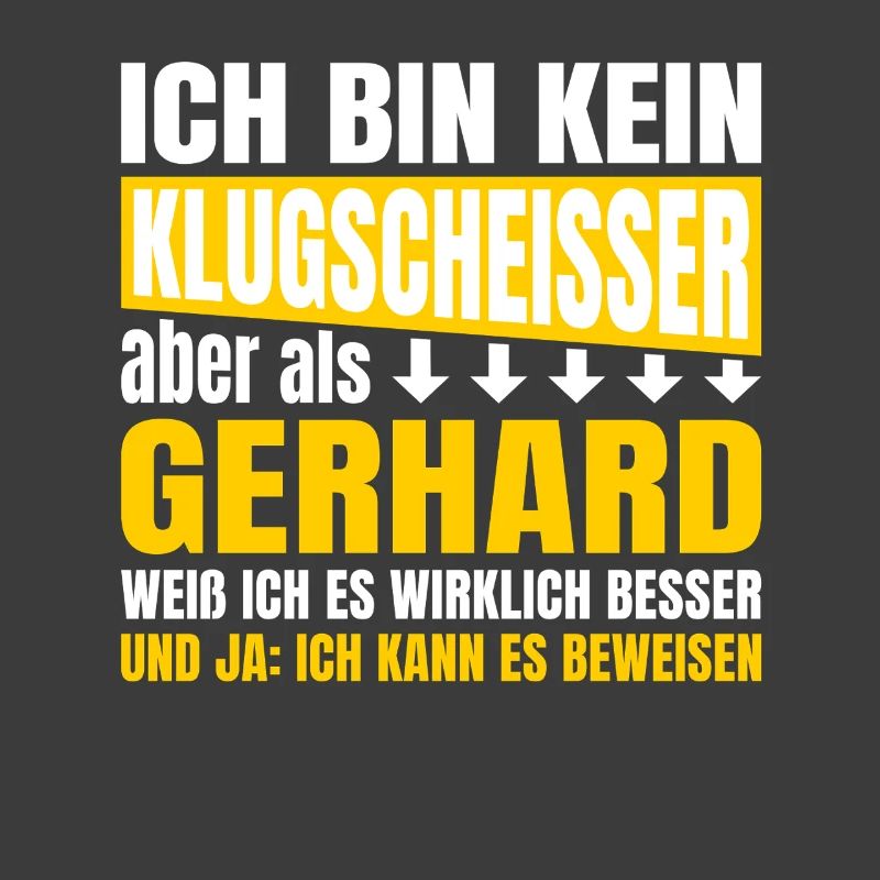 I'm not a smartass Gerhard