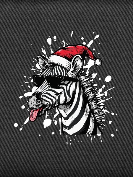 Zebra Christmas Funny