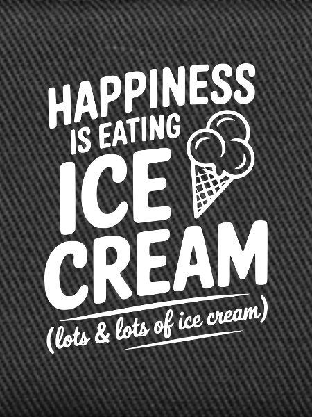 Happiness is Eating Cream