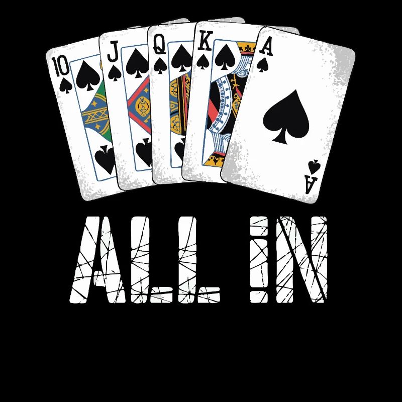 Poker Royal Flush - ALL IN Design
