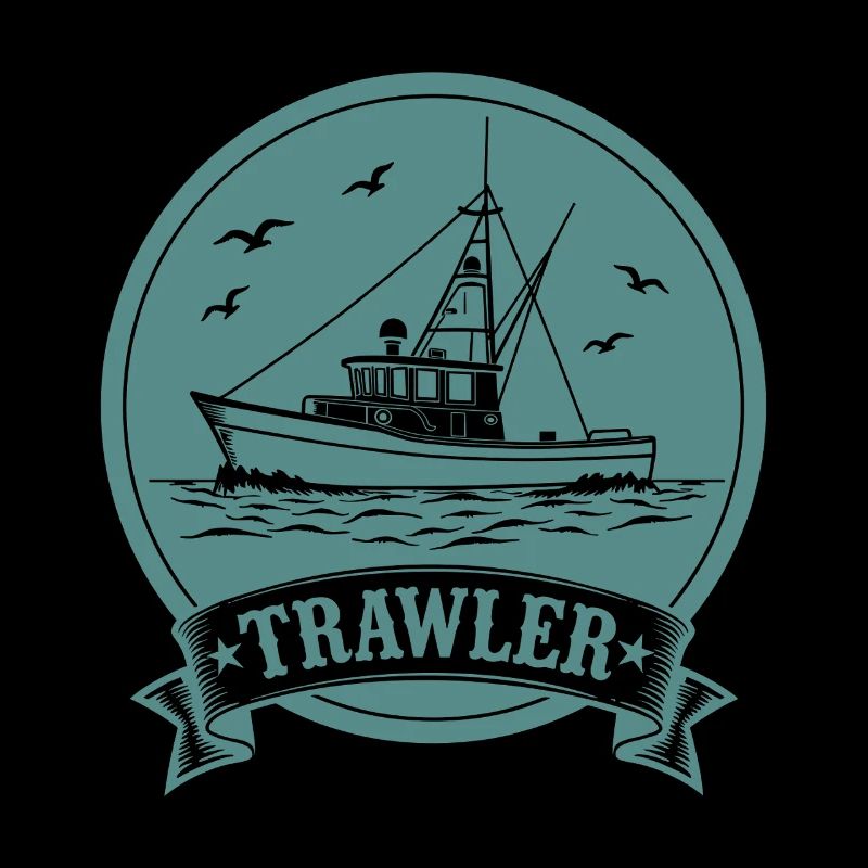 Trawler Fischkutter Ahoi Maritim
