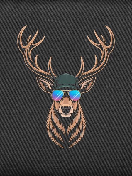 Cool deer with antlers
