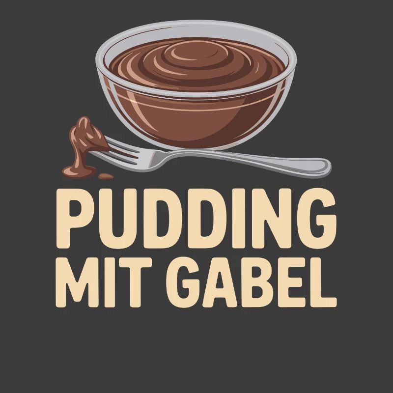 Pudding Mit Gabel