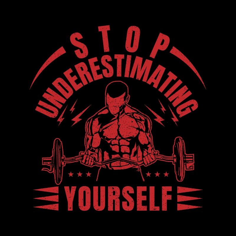 Fitness Motivation Bodybuilder Underestimating