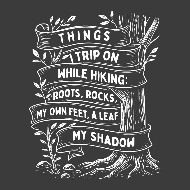 Things I Trip On While Hiking Funny Trail Humor