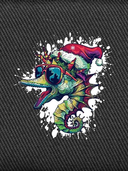 Hippocampe Noël Drôle