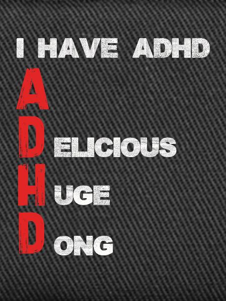 ADHD Lettering Vertical Accents