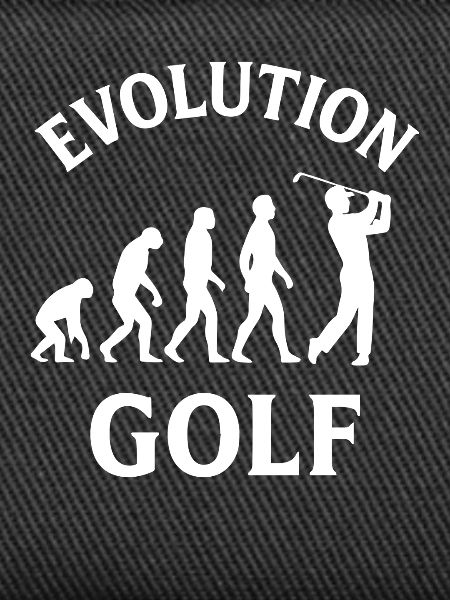 Evolution Golf Lustiges Golfdesign