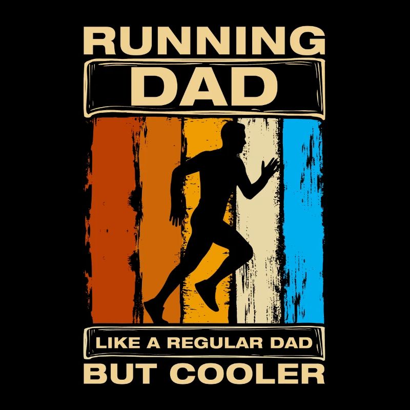 Running Dad Drôle Course à pied Jogging Coureur