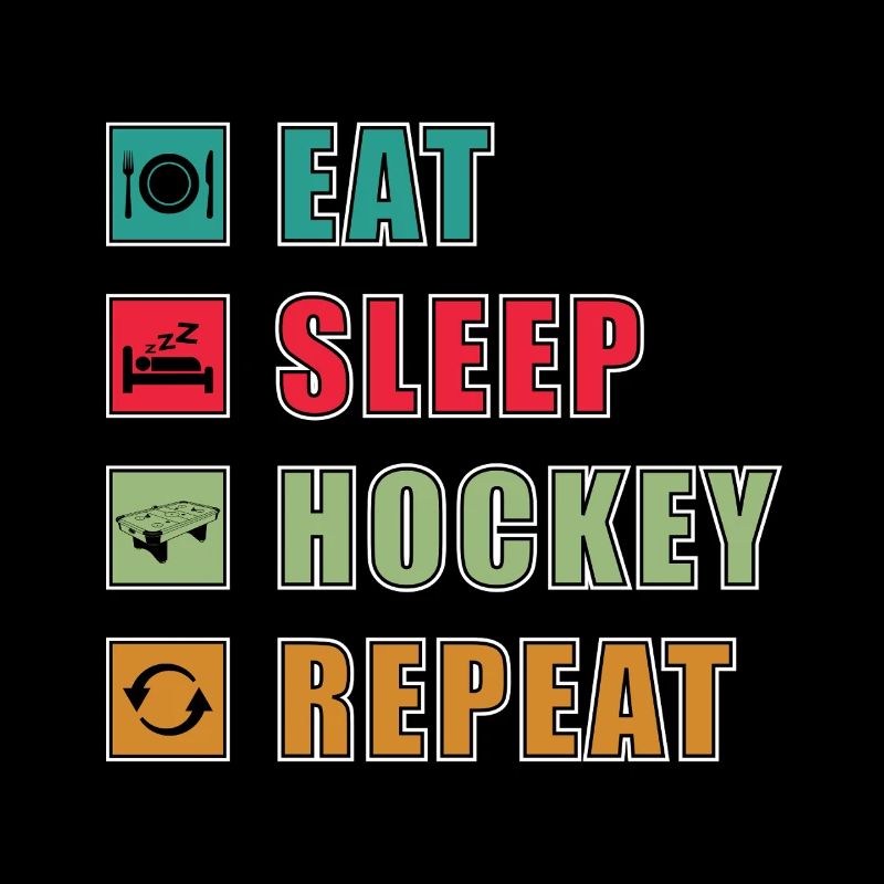 Manger dormir hockey Répéter