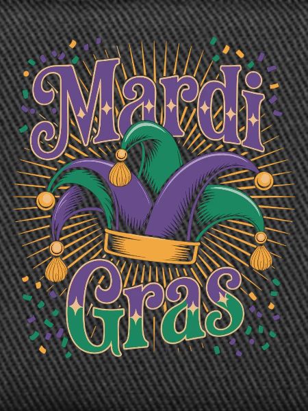 Fasching Mardi Gras Konfetti