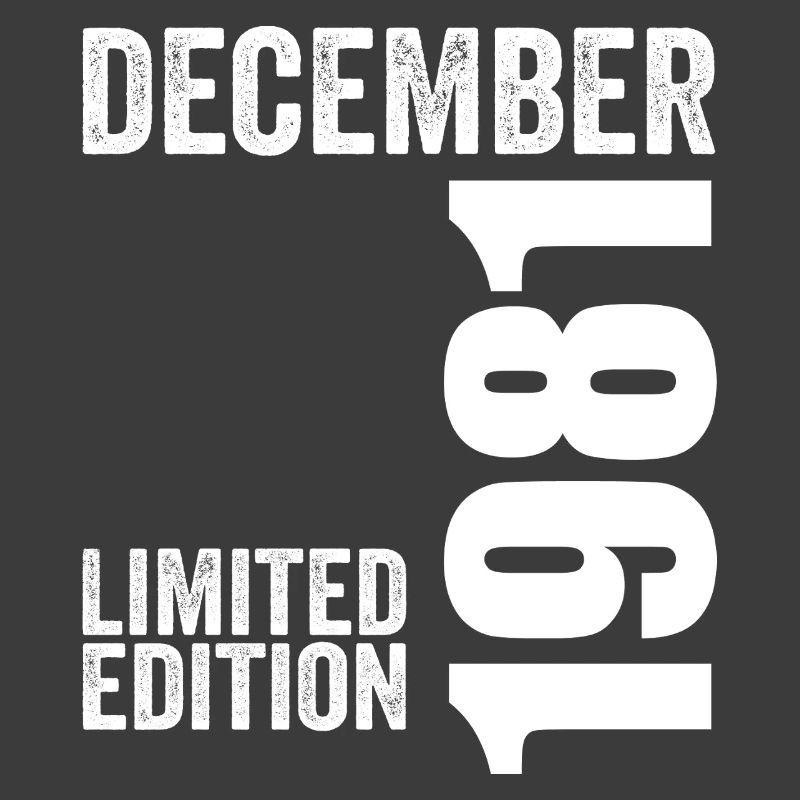 Retro Geburtstagsgeschenk - Dezember 1981