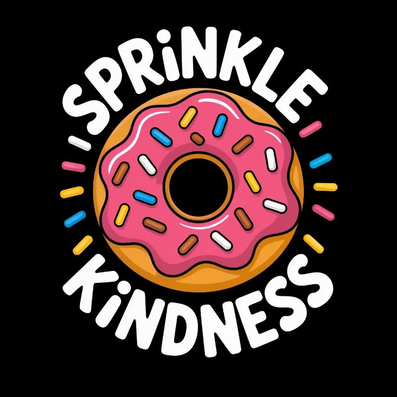 Sprinkle Kindness Herzlichkeit Donut  Liebe