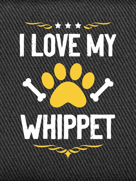 Whippet Liebe Pfotenkunst