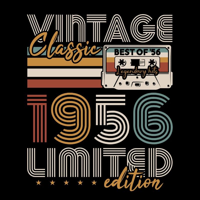Vintage 1956 Born Birthday Gift