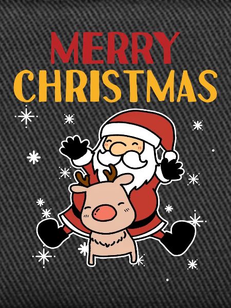 Frohe Weihnachten - Weihnachtsmann Geschenkidee