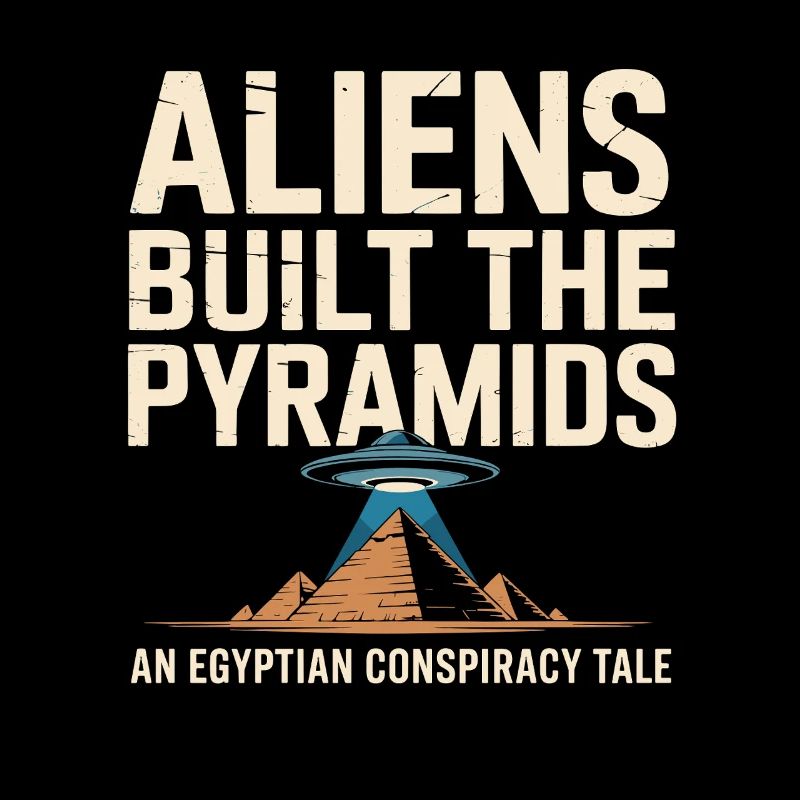 Aliens built the pyramids: an Egyptian pyramid