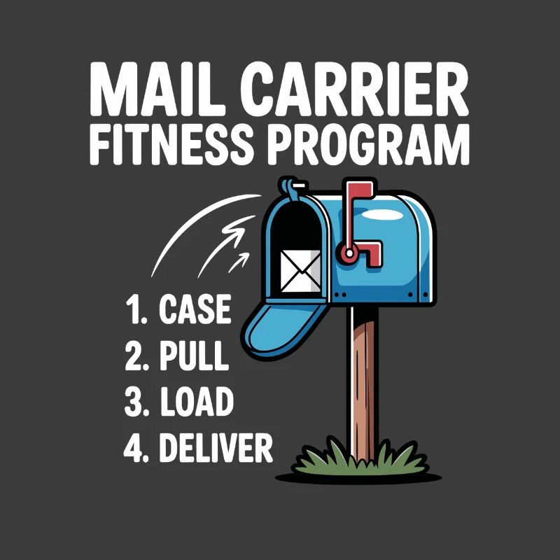 Lustiger Postbote Postbote I Fitness Programm Post