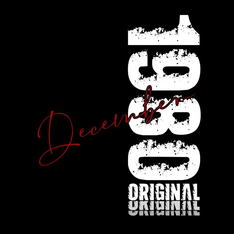 45e anniversaire Original Décembre Né en 1980
