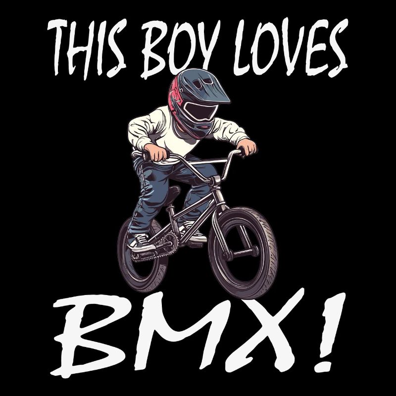 Motif BMX garçon