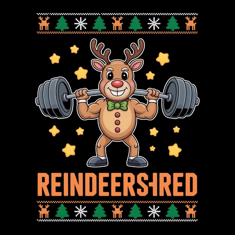 Reindeershred Reindeer Christmas Ugly Christmas
