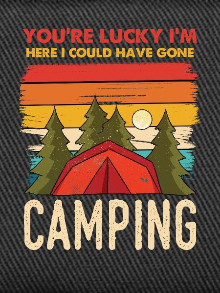 Camping Retro Sunset