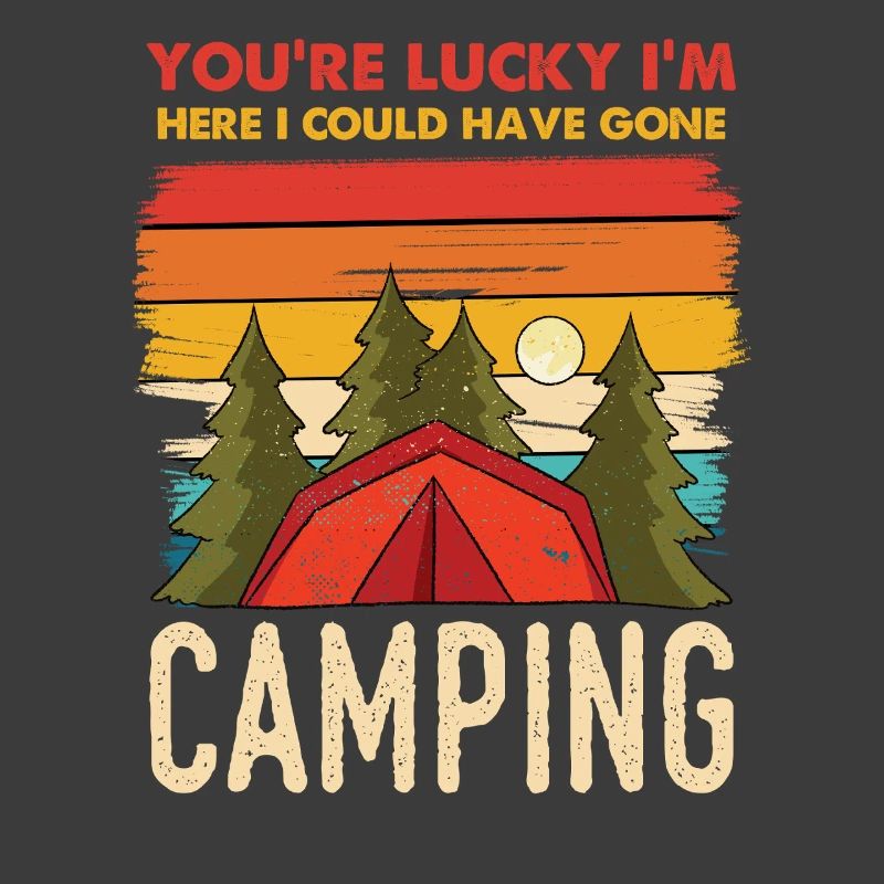 Camping Retro Sunset