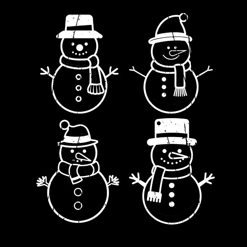Weihnachtsmann Schneemann Weihnachten