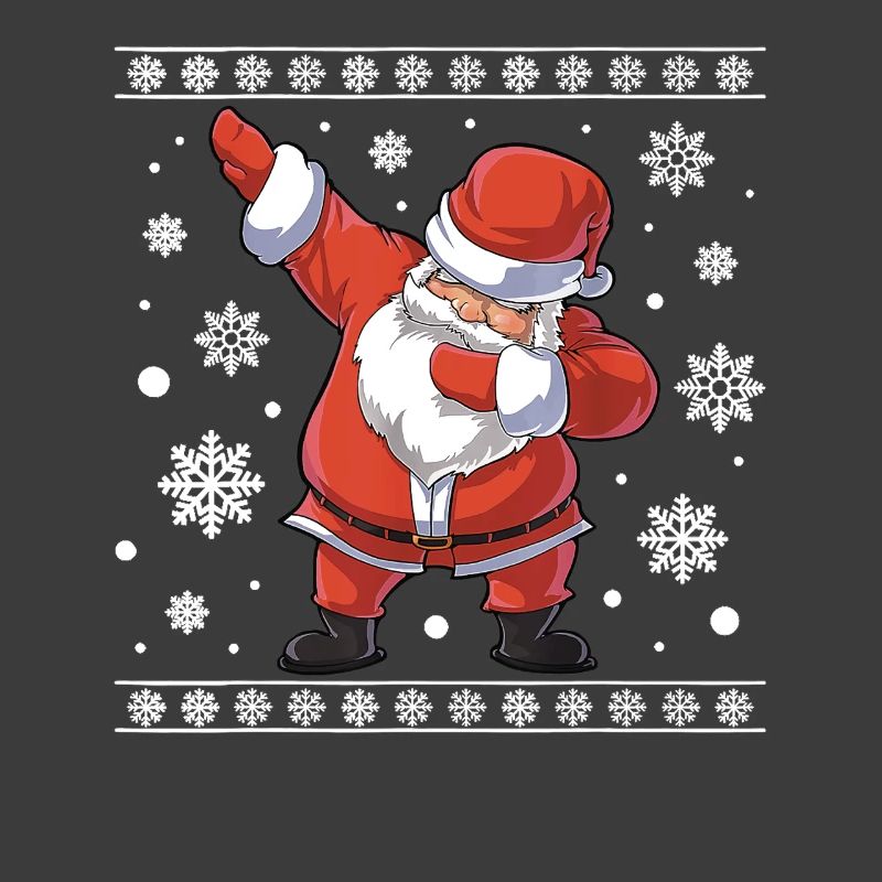 Noël Moche Tamponner Pull Père Noël Danse Drôle