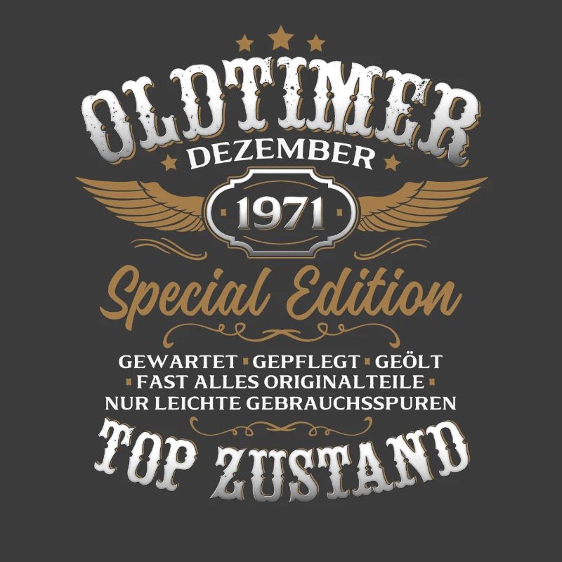 55. Geburtstag Geschenk Oldtimer Dezember 1971