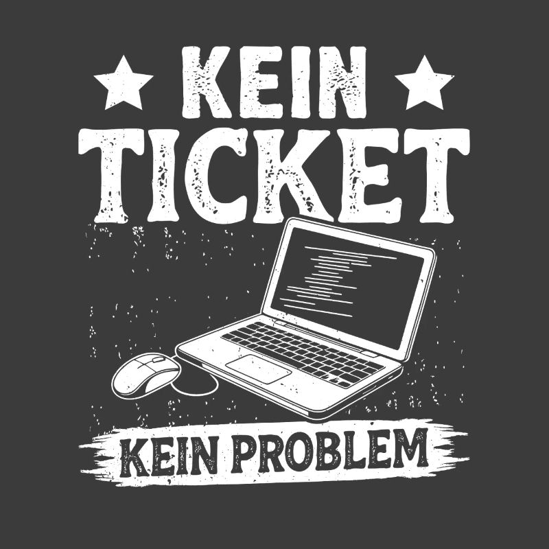 Nerd Computer NO TICKET NO PROBLEM FUNNY