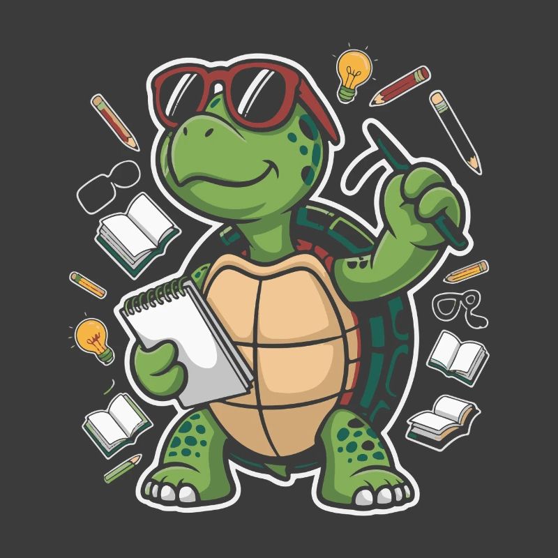 Learning turtle with pen