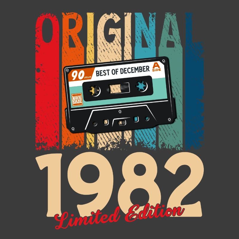 43rd Birthday Cassette December Vintage 1982