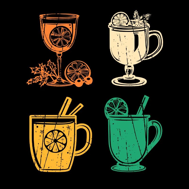 Weihnachtsmann Glühwein Weihnachten