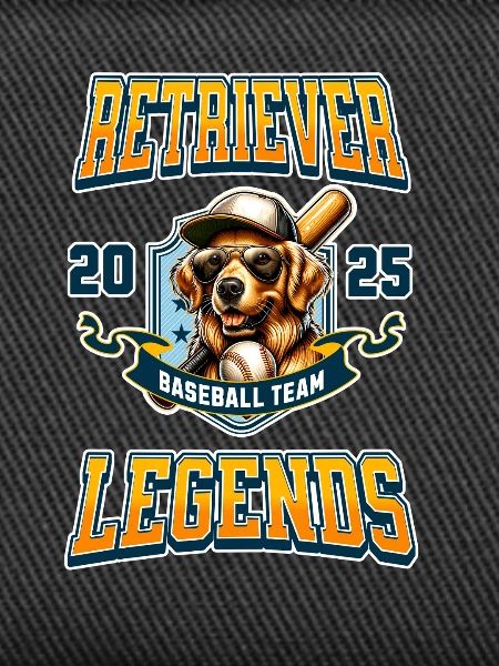 Golden Retriever Baseball Team