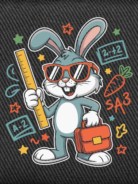 Lernbunny Schulabenteuer mit Brille