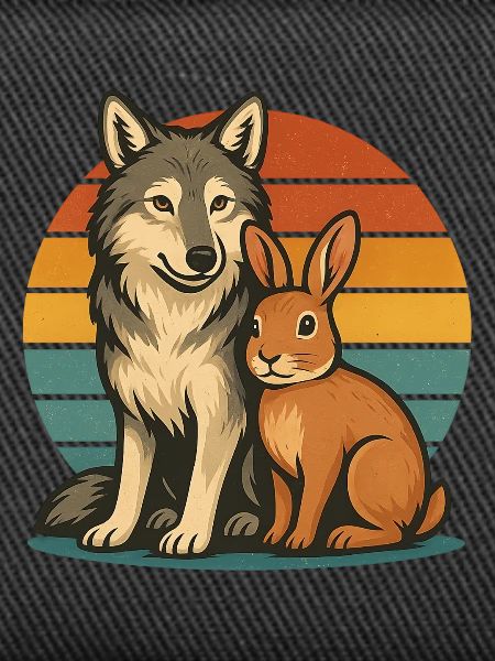 Wolf und Hase