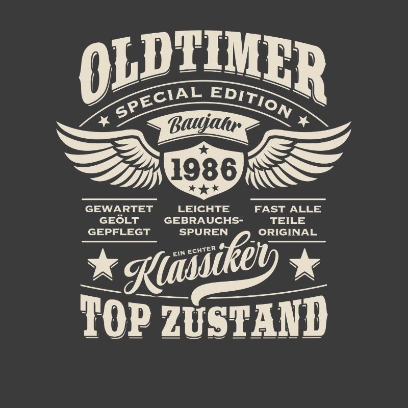 Oldtimer Modell 1986 | Geburtstag Geschenk