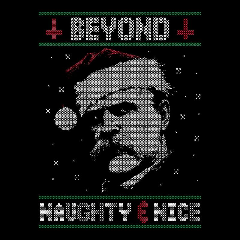 BEYOND NAUGHTY & NICE NIETZSCHE UGLY CHRISTMAS