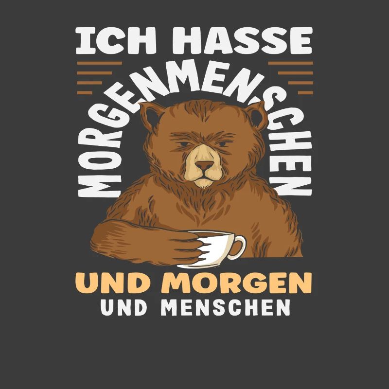 I Hate Morning People Coffee Bear