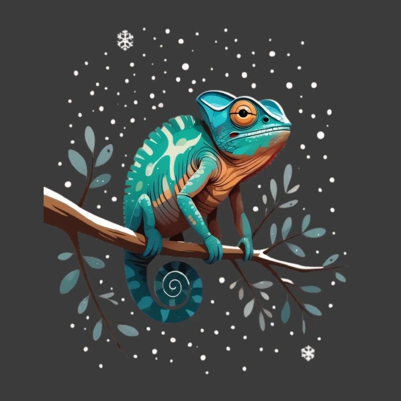 Chameleon on branch Sternenwald