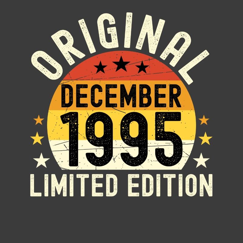 Geburtstag Dezember 1995 Originales Vintage-Geschenk