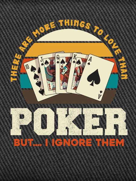 Retro Poker Deck Sunset